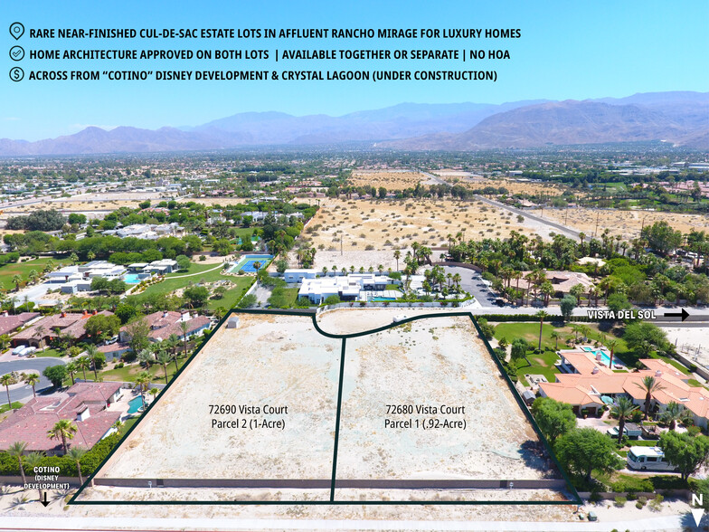 Primary Photo Of Vista Court 2 Near-Finished Cul-De-Sac Estate Lots, Rancho Mirage Land For Sale