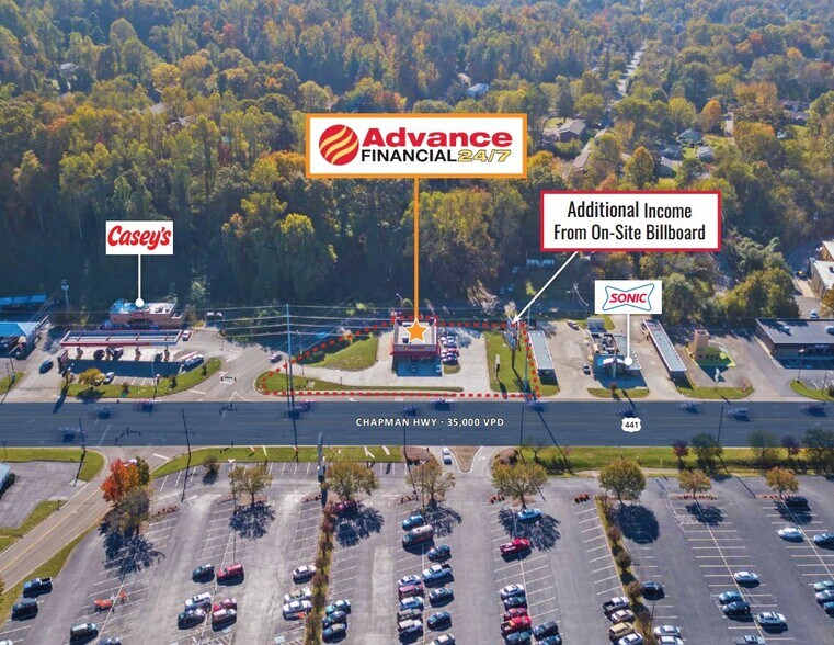 More Photos Of 4531 Chapman Hwy, Knoxville Fast Food For Sale