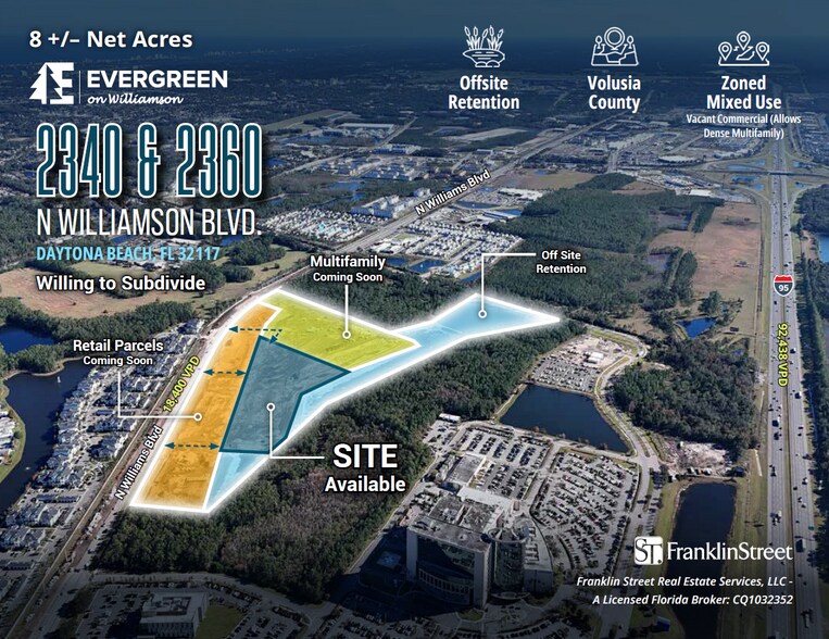 Primary Photo Of 2340 N Williamson Blvd, Daytona Beach Land For Sale
