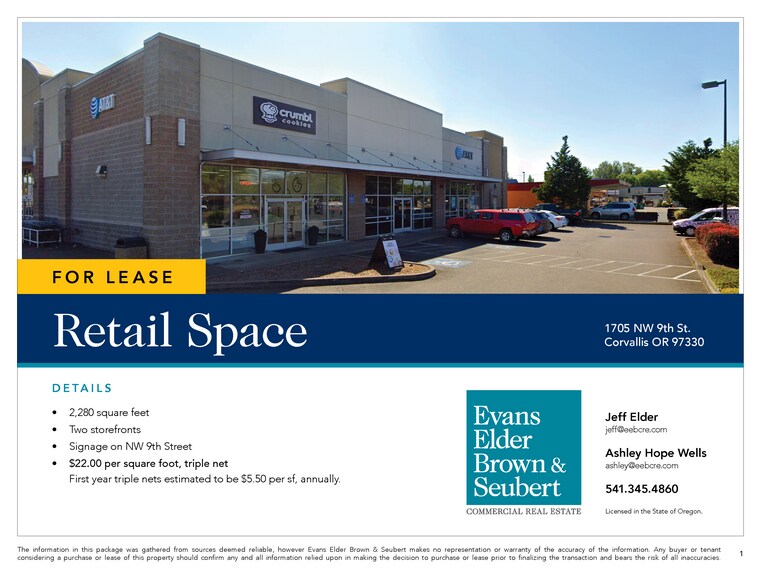 More Photos Of 1705 NW 9th St, Corvallis Freestanding For Lease