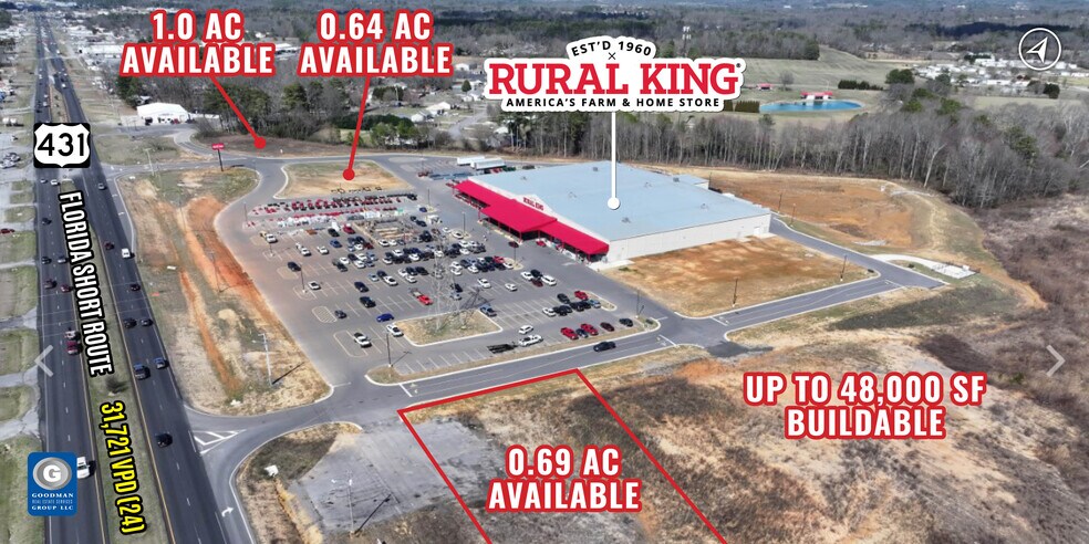 Primary Photo Of 4340 Us-431 Hwy S, Albertville Land For Sale
