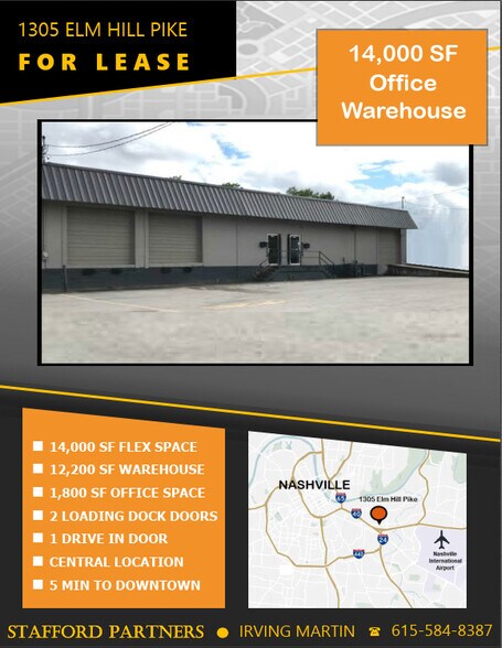 More Photos Of 1305 Elm Hill Pike, Nashville Warehouse For Lease