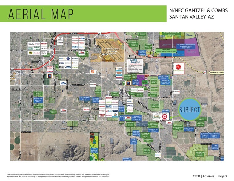 More Photos Of N/NWC Gantzel & Combs, San Tan Valley Land For Lease