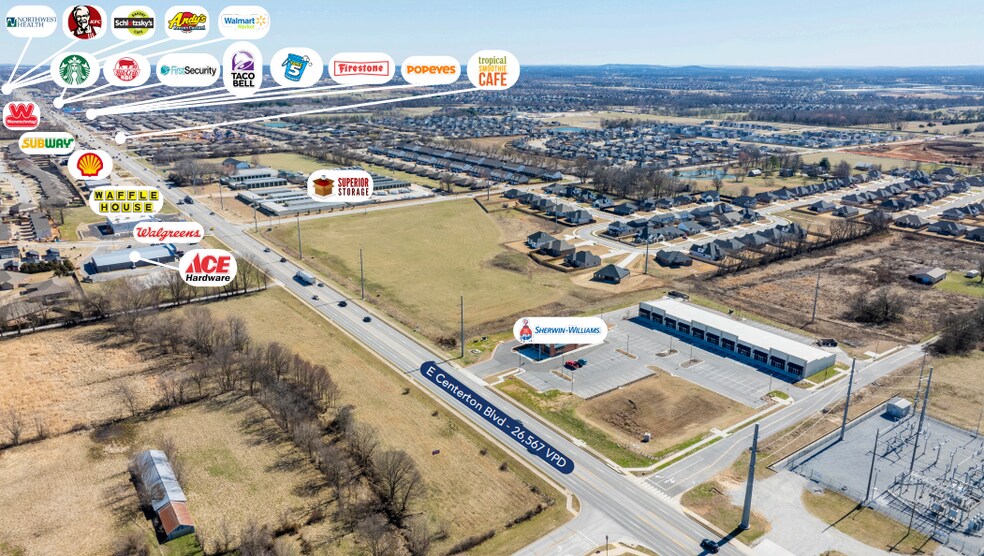 More Photos Of 615-635 Centerton Blvd, Centerton Storefront Retail Office For Lease