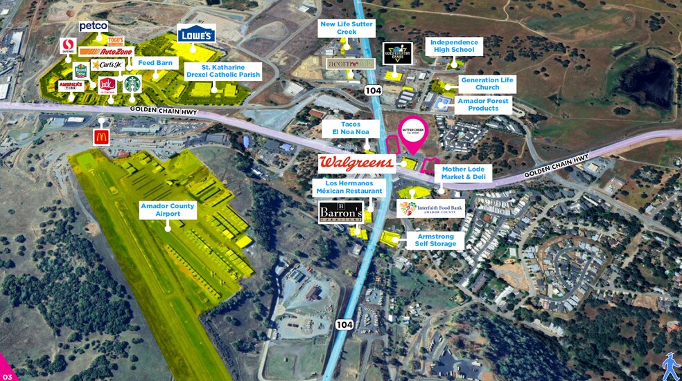 More Photos Of Hwy 104 & State 49 hwy, Sutter Creek Land For Sale