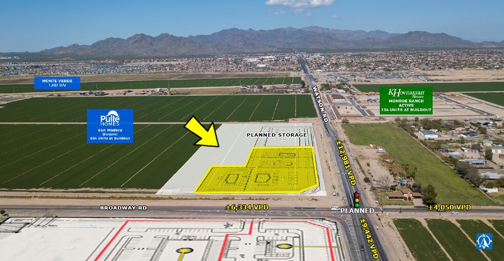 Primary Photo Of NW Watson Rd & Broadway, Buckeye Land For Sale