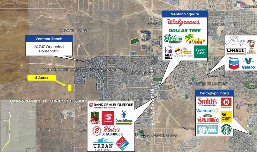 More Photos Of 9999 Paradise W, Los Ranchos De Abq Land For Sale
