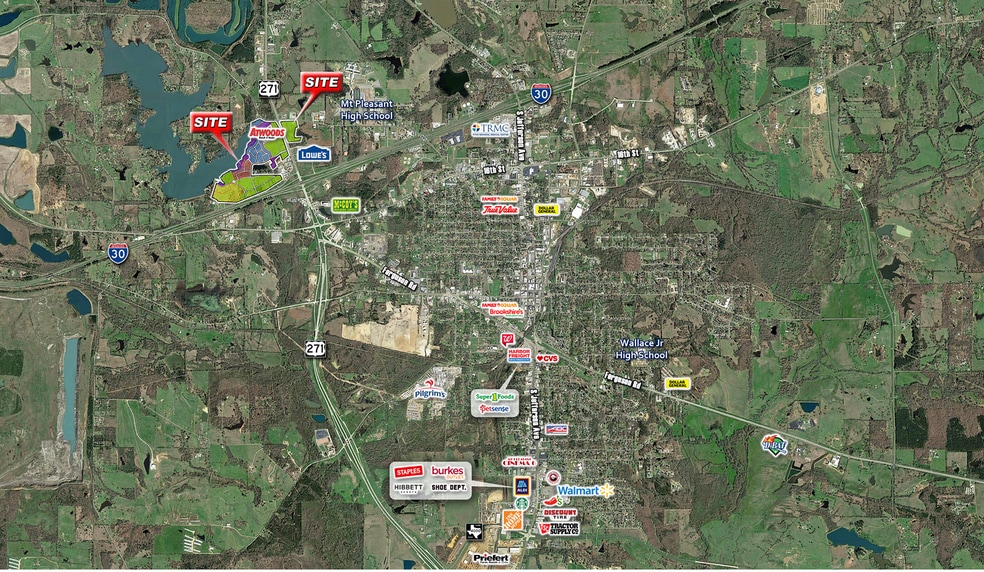 More Photos Of I 30 @ Hwy 271, Mount Pleasant Land For Sale