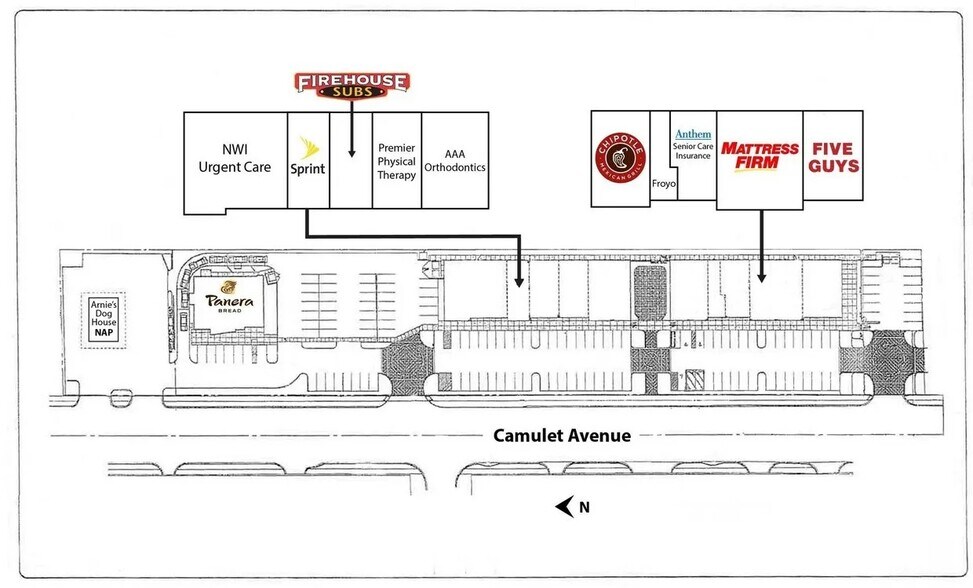 More Photos Of 8201-8231 Calumet Ave, Munster Storefront For Lease