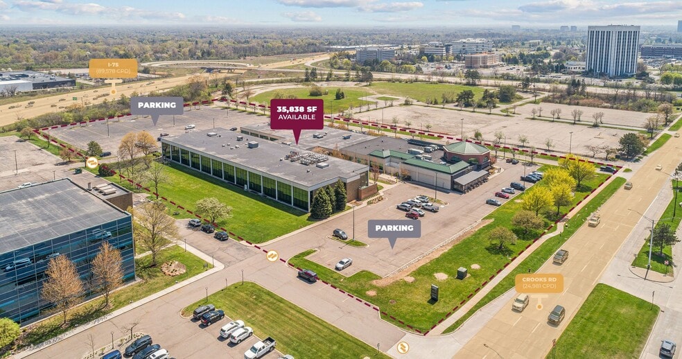 More Photos Of 5600 Crooks Rd, Troy Office For Sale