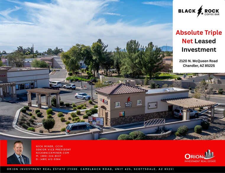 Primary Photo Of 2120 N McQueen Rd, Chandler Fast Food For Sale