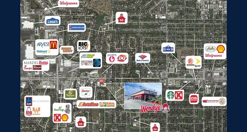 More Photos Of 1908 W Main St, Norman Fast Food For Lease