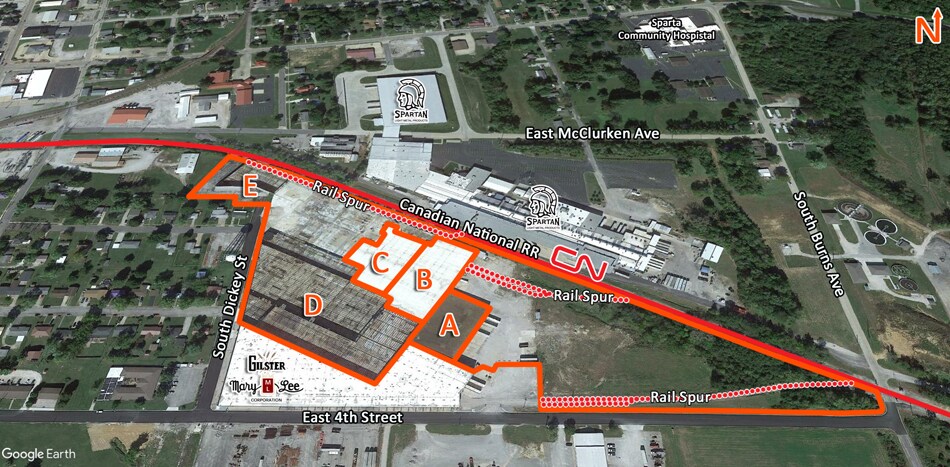 More Photos Of South Dickey St, Sparta Manufacturing For Lease