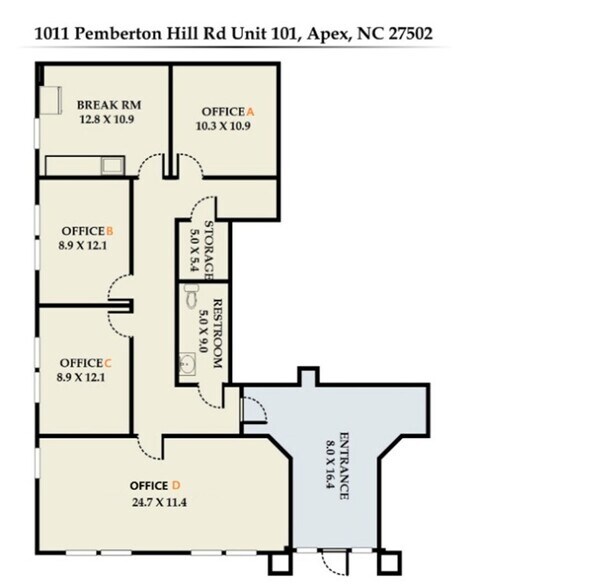More Photos Of 1011 Pemberton Hill Rd, Apex Medical For Lease