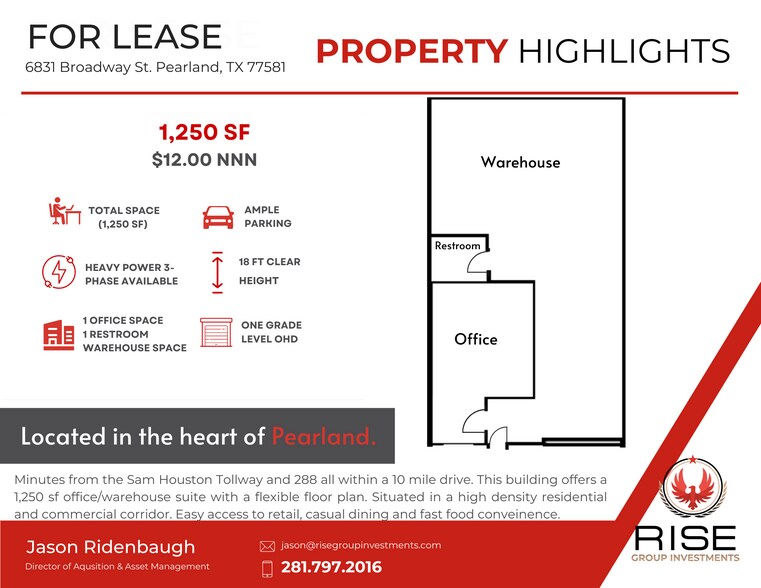 More Photos Of 6831 Broadway St, Pearland Warehouse For Lease