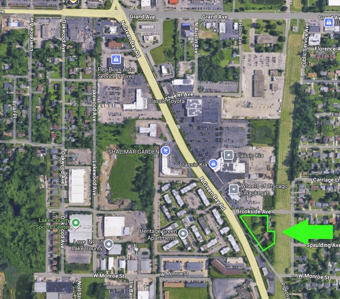 More Photos Of 0 Brookside ave, Waukegan Land For Sale