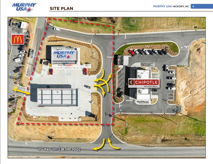Primary Photo Of 140 Us Highway 321 NW, Hickory Convenience Store For Sale