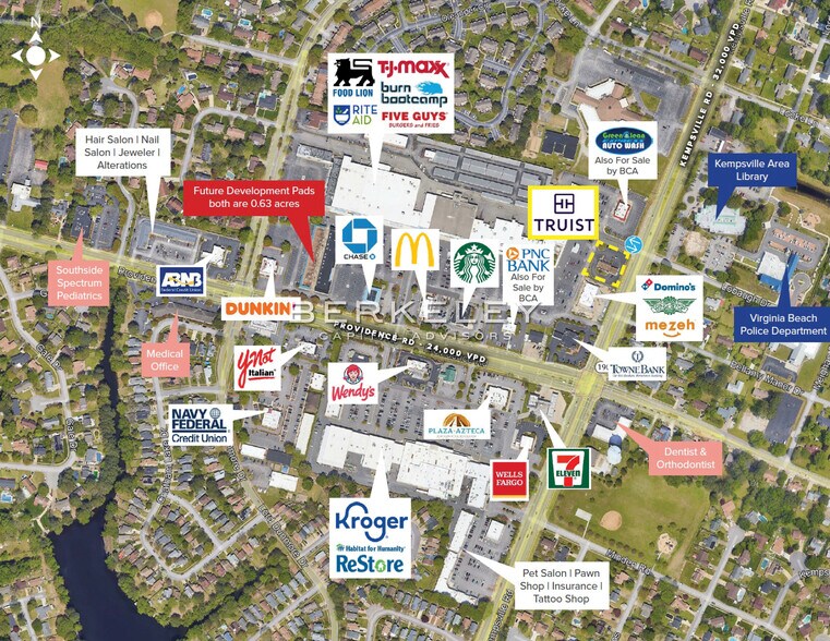 Primary Photo Of 849 Kempsville Rd, Virginia Beach Bank For Sale