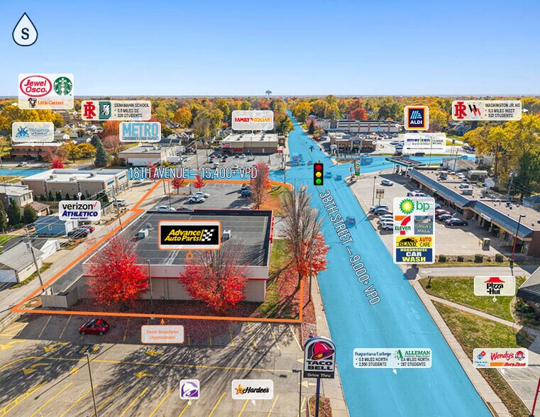 More Photos Of 3813 18th Ave, Rock Island Freestanding For Sale