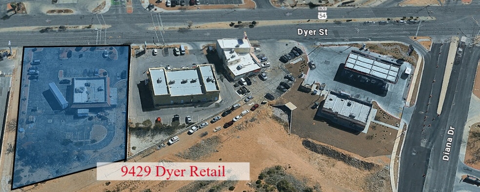 More Photos Of 9429 Dyer St, El Paso Freestanding For Lease