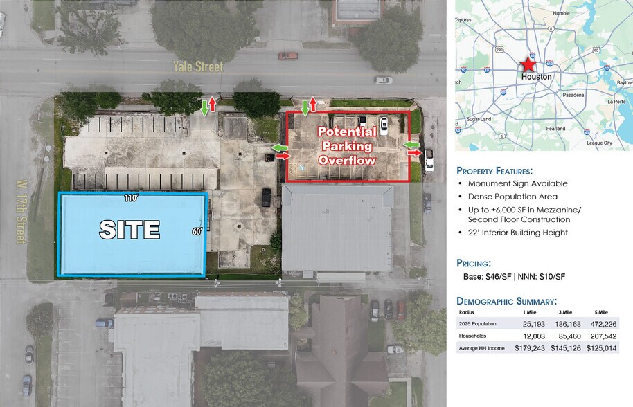 More Photos Of 1710-1712 Yale St, Houston Storefront For Lease