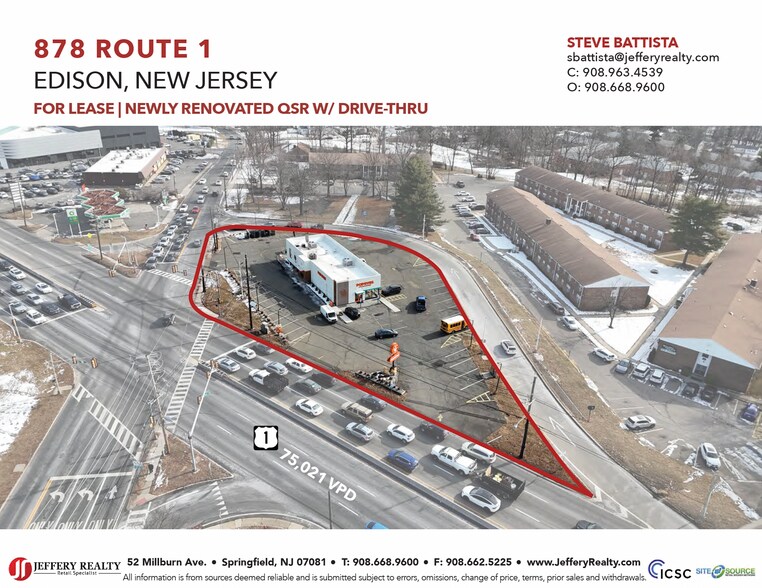 More Photos Of 878 Route 1, Edison Fast Food For Lease