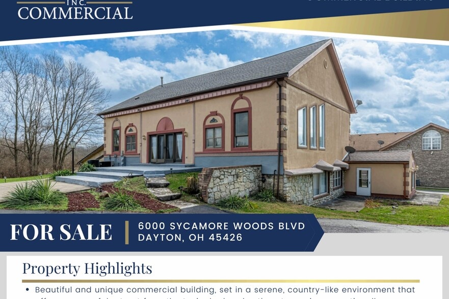 Primary Photo Of 6000 Sycamore Woods Blvd, Dayton Office For Sale