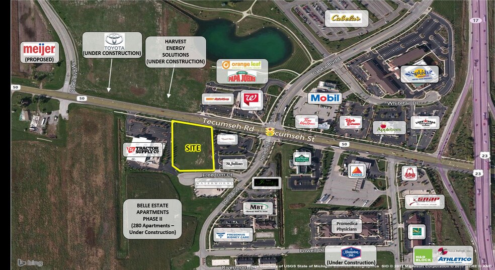 Primary Photo Of 16485 Tecumseh Rd, Dundee Freestanding For Lease