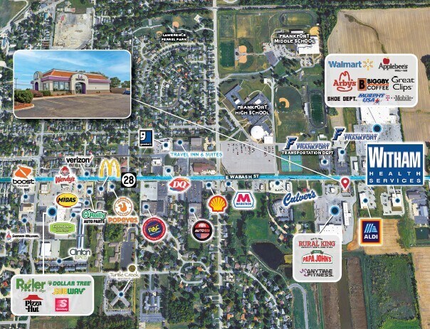 More Photos Of 2403 E Wabash St, Frankfort Fast Food For Sale