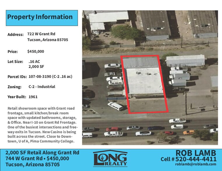 More Photos Of 744 W Grant Rd, Tucson Freestanding For Sale