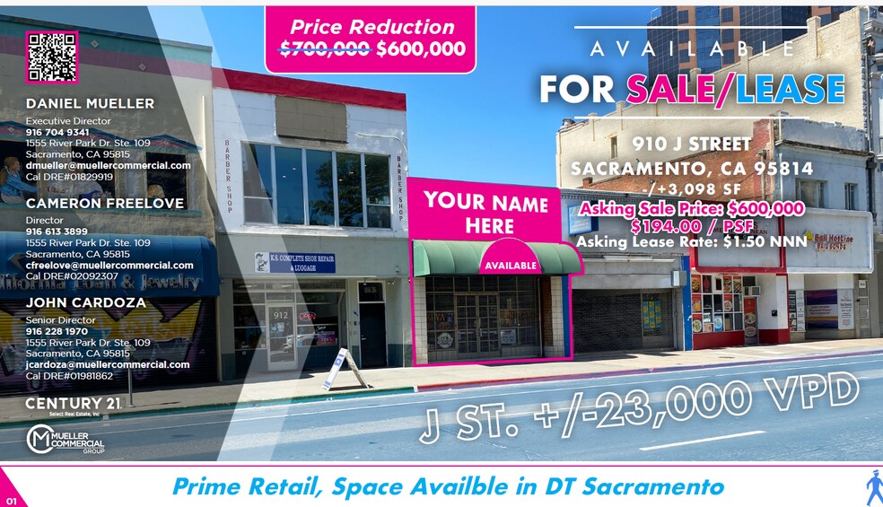 Primary Photo Of 910 J St, Sacramento Storefront For Sale