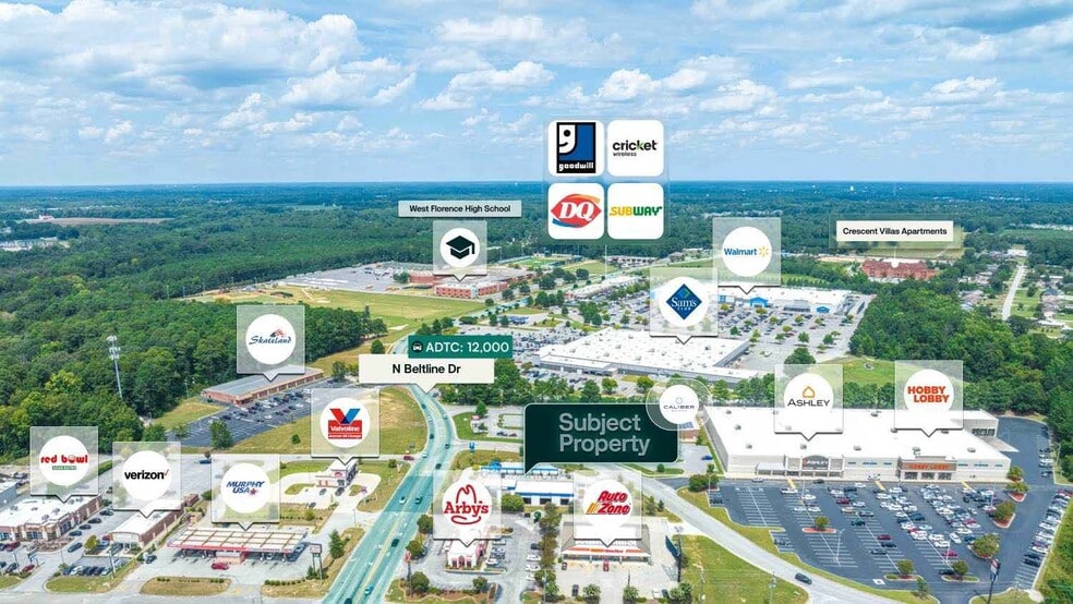 More Photos Of 110 N Beltline Dr, Florence Carwash For Sale