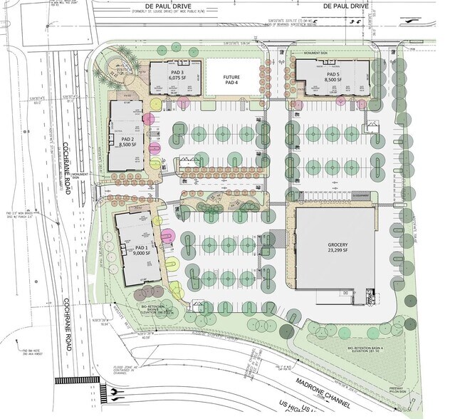 More Photos Of 1047 SEC HWY 101 & Cochrane Rd Rd, Morgan Hill Land For Lease
