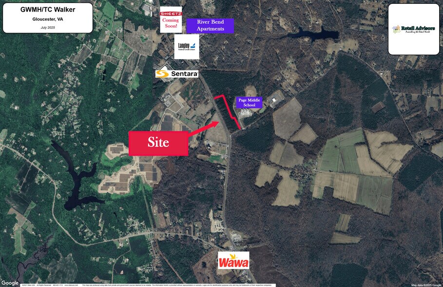 Primary Photo Of TC Walker Road & George Washington Memorial hwy, Gloucester Land For Lease