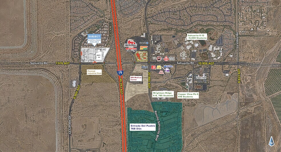 More Photos Of NWC I-19 & Sahuarita Rd, Sahuarita General Retail For Lease