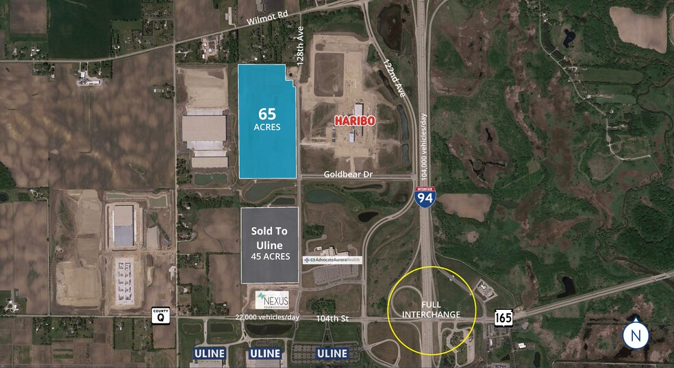 Primary Photo Of Prairie Highlands Corporate Park, Pleasant Prairie Land For Sale