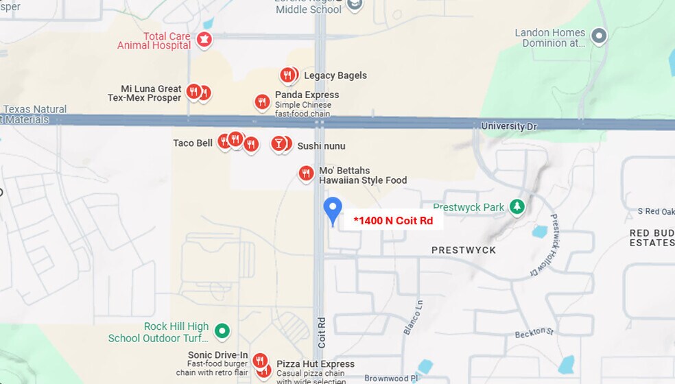 More Photos Of 1400 N Coit Rd, McKinney Unknown For Lease