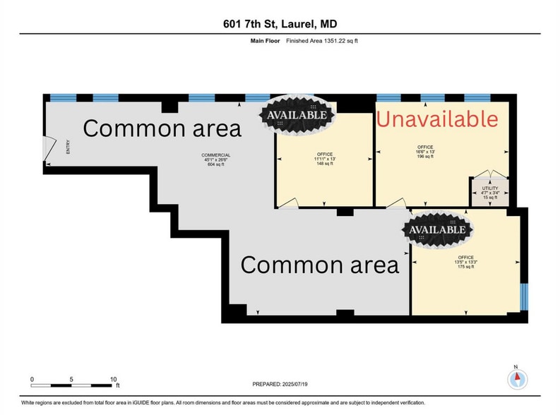 More Photos Of 601 7th St, Laurel Office For Lease