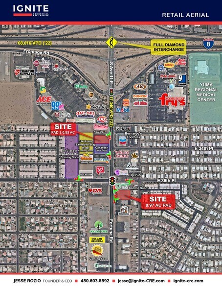 More Photos Of NWC Fortuna Rd & 35th, Yuma Freestanding For Lease