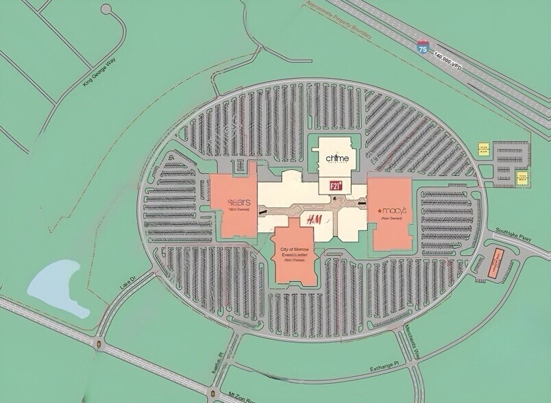 More Photos Of 1000-2460 Southlake Mall, Morrow Unknown For Lease