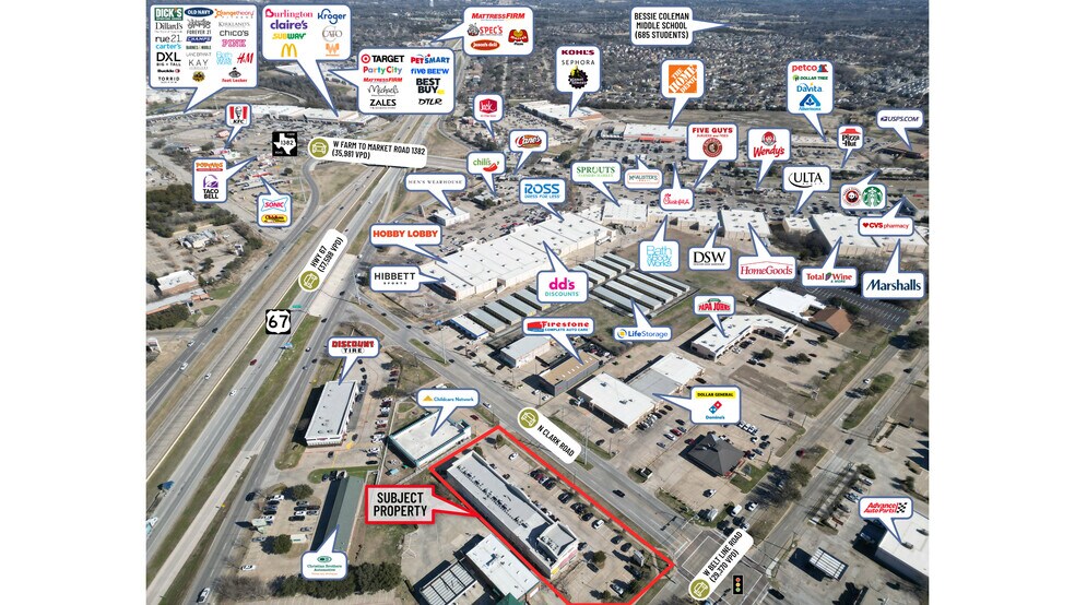 More Photos Of 125 N Clark Rd, Cedar Hill Storefront For Sale