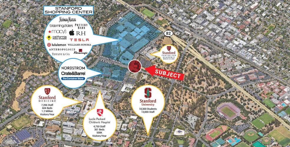 More Photos Of 395 Quarry Rd, Palo Alto General Retail For Sale