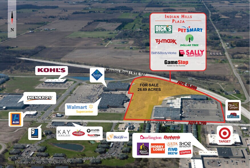 More Photos Of 4208 E Bluegrass Rd, Mount Pleasant Land For Sale