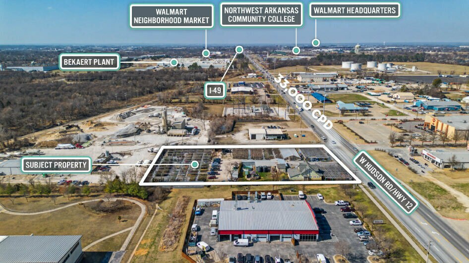 Primary Photo Of 1.67 Acres- 2412 W Hudson Rd, Rogers Land For Sale