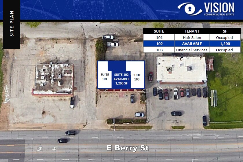 More Photos Of 3501 E Berry St, Fort Worth Storefront Retail Office For Lease