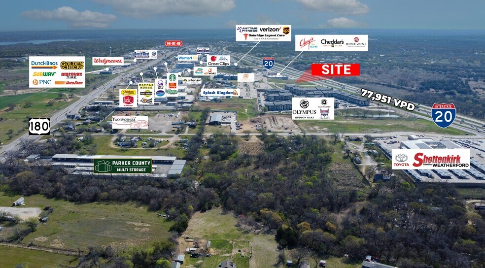 More Photos Of 2621 Interstate I-20, Hudson Oaks, TX 76087, Hudson Oaks Unknown For Lease