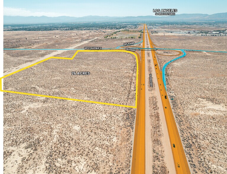 More Photos Of NE Corner I-14 & G Ave, Lancaster Land For Sale