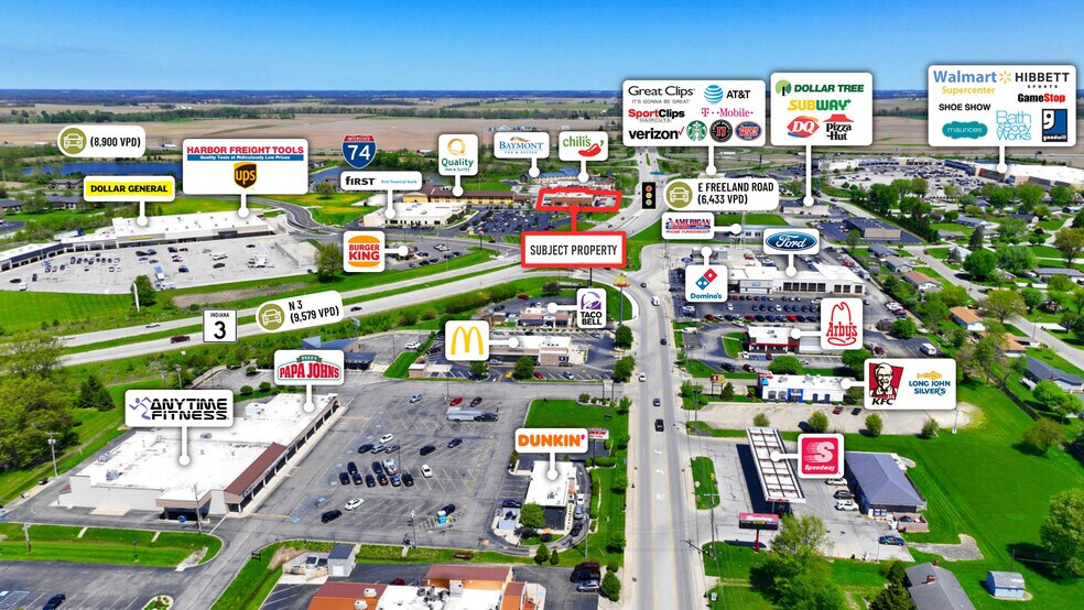 More Photos Of 2215 N State Road 3, Greensburg Drugstore For Lease