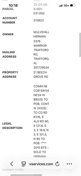 More Photos Of 21 Beech Grove Rd, Cullman General Retail For Sale