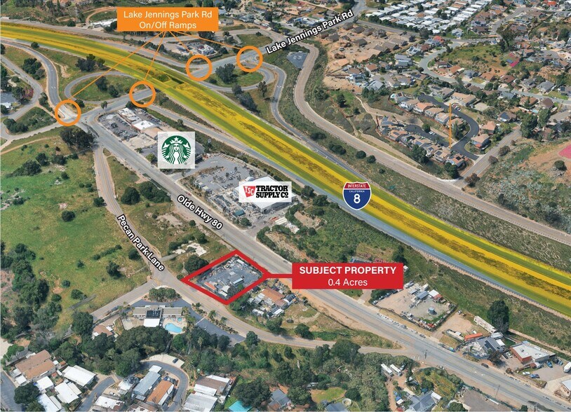 More Photos Of 14219 Olde Highway 80, El Cajon Contractor Storage Yard For Lease